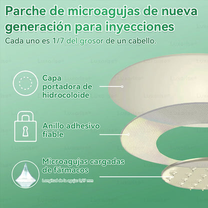 Tienda oficial 👩‍⚕️𝗟𝘂𝘅𝗮𝗿𝒊𝙨𝙚® MORINGA X BERBERINE 10 EN 1 Parche Avanzado de Nano Microagujas  (Uso diario, cambios visibles en 7 días) ✅ Obesidad, Diabetes, Apnea del Sueño y Problemas Articulares💎