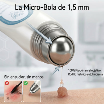 𝐏𝐢𝐜𝐝𝐨® Borrador de Verrugas y Manchas en 7 Días (𝐀𝐩𝐥𝐢𝐜𝐚𝐝𝐨𝐫 𝐫𝐨𝐥𝐥-𝐨𝐧: 𝐬𝐢𝐧 𝐝𝐨𝐥𝐨𝐫 𝐧𝐢 𝐜𝐢𝐜𝐚𝐭𝐫𝐢𝐜𝐞𝐬)