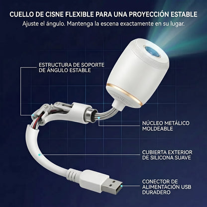 ⏰️Último día de promoción🔥 - Proyector de luz nocturna - Proyector holográfico de estrellas inteligente🌌
