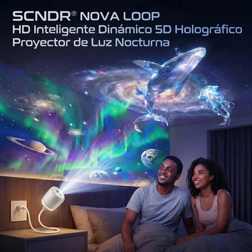 ⏰️Último día de promoción🔥 - Proyector de luz nocturna - Proyector holográfico de estrellas inteligente🌌